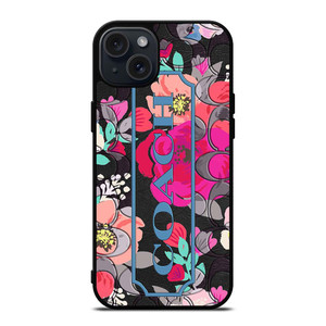 COACH NEW YORK FLOWER iPhone 15 Plus Case Cover COACH NEW YORK FLOWER iPhone 15 Plus Case Cover