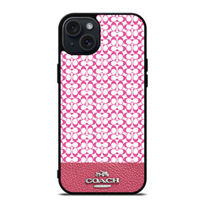 COACH NEW YORK PINK iPhone 15 Plus Case Cover COACH NEW YORK PINK iPhone 15 Plus Case Cover