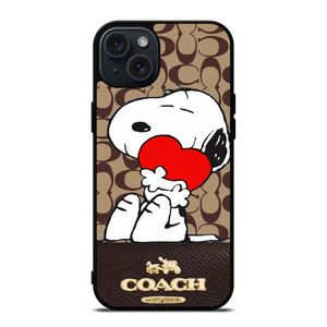 COACH NEW YORK SNOOPY iPhone 15 Plus Case Cover
