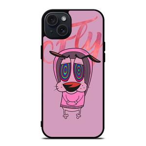 COURAGE THE COWARDLY DOG FLY iPhone 15 Plus Case Cover COURAGE THE COWARDLY DOG FLY iPhone 15 Plus Case Cover