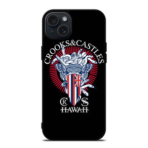 CROOKS AND CASTLES HAWAII LOGO iPhone 15 Plus Case Cover CROOKS AND CASTLES HAWAII LOGO iPhone 15 Plus Case Cover