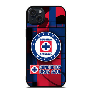 CRUZ AZUL SOCCER LOGO iPhone 15 Plus Case Cover CRUZ AZUL SOCCER LOGO iPhone 15 Plus Case Cover