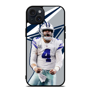 DARK PRESCOTT DALLAS COWBOYS iPhone 15 Plus Case Cover DARK PRESCOTT DALLAS COWBOYS iPhone 15 Plus Case Cover
