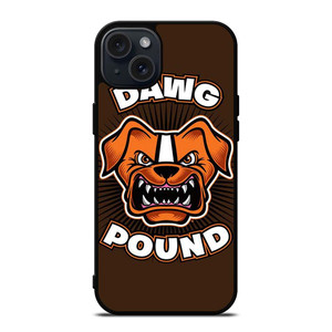 DAWG POUND CLEVELAND BROWNS iPhone 15 Plus Case Cover DAWG POUND CLEVELAND BROWNS iPhone 15 Plus Case Cover