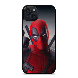 DEADPOOL FACE MARVEL iPhone 15 Plus Case Cover DEADPOOL FACE MARVEL iPhone 15 Plus Case Cover