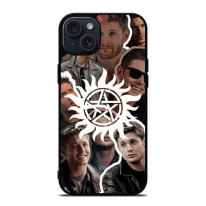 DEAN WINCHESTER SUPERNATURAL COLLAGE iPhone 15 Plus Case Cover