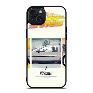 DELOREAON CAR BACK TO THE FUTURE iPhone 15 Plus Case Cover DELOREAON CAR BACK TO THE FUTURE iPhone 15 Plus Case Cover