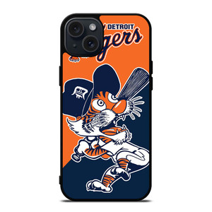 DETROIT TIGERS MASCOT MLB LOGO iPhone 15 Plus Case Cover