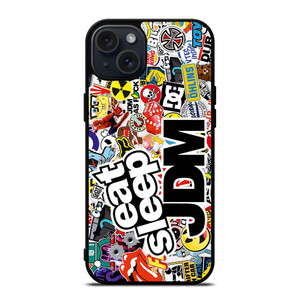 EAT SLEEP JDM iPhone 15 Plus Case Cover