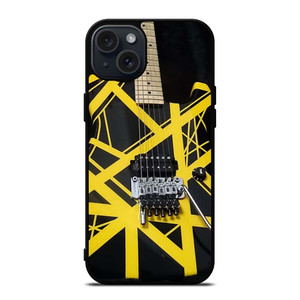 EDDIE VAN HALEN GUITAR YELLOW iPhone 15 Plus Case Cover EDDIE VAN HALEN GUITAR YELLOW iPhone 15 Plus Case Cover