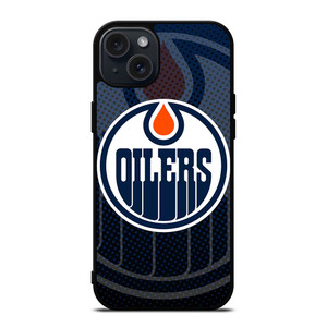 EDMONTON OILERS NHL LOGO iPhone 15 Plus Case Cover EDMONTON OILERS NHL LOGO iPhone 15 Plus Case Cover