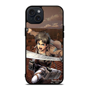 EREN YEAGER ATTACK ON TITAN TACTICS iPhone 15 Plus Case Cover