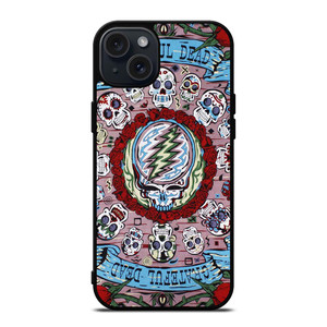 GRATEFUL DEAD SKULL LOGO iPhone 15 Plus Case Cover