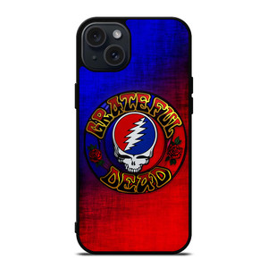 GRATEFUL DEAD SYMBOL iPhone 15 Plus Case Cover GRATEFUL DEAD SYMBOL iPhone 15 Plus Case Cover