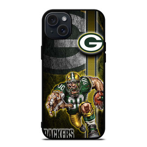 GREEN BAY PACKERS NFL MASCOT iPhone 15 Plus Case Cover