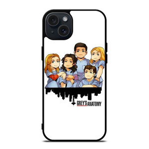 GREY'S ANATOMY CARTOON iPhone 15 Plus Case Cover