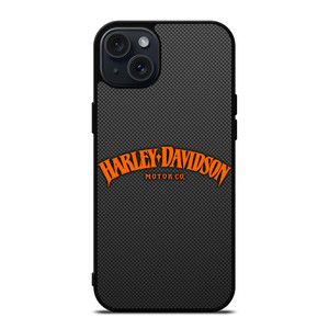 HARLEY DAVIDSON MOTOR CO CARBON iPhone 15 Plus Case Cover