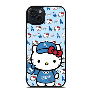 HELLO KITTY DODGERS COLLAGE iPhone 15 Plus Case Cover