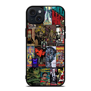 HORROR MOVIE COLLAGE iPhone 15 Plus Case Cover