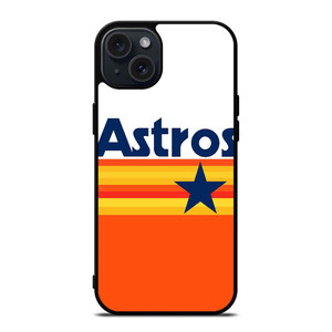 HOUSTON ASTROS STRIPE iPhone 15 Plus Case Cover