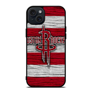HOUSTON ROCKETS WOODEN LOGO iPhone 15 Plus Case Cover