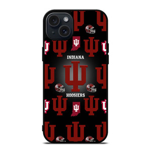 INDIANA HOOSIERS FOOTBALL iPhone 15 Plus Case Cover