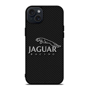 JAGUAR RACING CARBON LOGO iPhone 15 Plus Case Cover