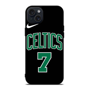 JAYLEN BROWN BOSTON CELTICS BLACK iPhone 15 Plus Case Cover