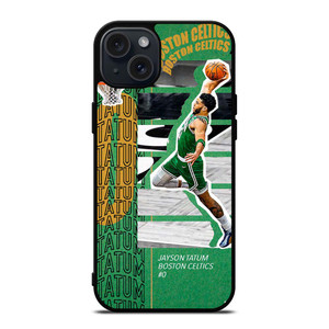 JAYSON TATUM DUNK BOSTON CELTICS iPhone 15 Plus Case Cover