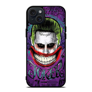 JOKER SUICIDE SQUAD ART iPhone 15 Plus Case Cover