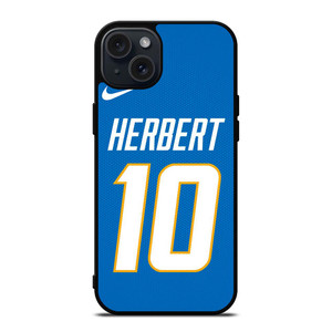 JUSTIN HERBERT LOS ANGELES CHARGERS NFL iPhone 15 Plus Case Cover