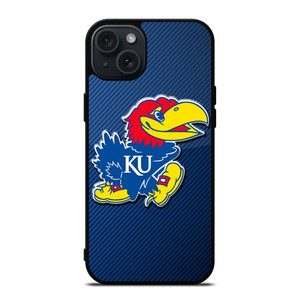 KANSAS JAYHAWKS ICON iPhone 15 Plus Case Cover KANSAS JAYHAWKS ICON iPhone 15 Plus Case Cover
