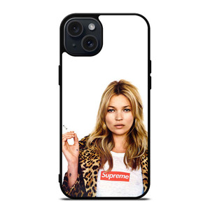 KATE MOSS SUPREME iPhone 15 Plus Case Cover KATE MOSS SUPREME iPhone 15 Plus Case Cover