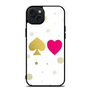 KATE SPADE AND HEART NEW YORK LOGO iPhone 15 Plus Case Cover