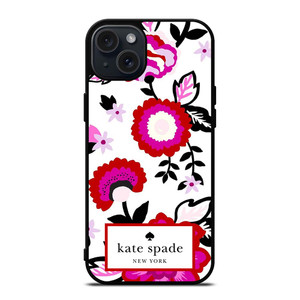 KATE SPADE NEW YORK FLOWER ART iPhone 15 Plus Case Cover KATE SPADE NEW YORK FLOWER ART iPhone 15 Plus Case Cover