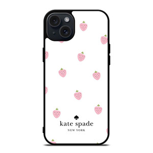 KATE SPADE NEW YORK PINK STRAWBERRY iPhone 15 Plus Case Cover
