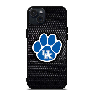 KENTUCKY WILDCATS METAL LOGO iPhone 15 Plus Case Cover KENTUCKY WILDCATS METAL LOGO iPhone 15 Plus Case Cover