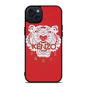 KENZO PARIS TIGER RED iPhone 15 Plus Case Cover KENZO PARIS TIGER RED iPhone 15 Plus Case Cover