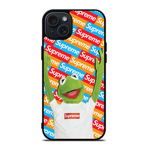 KERMIT FROG SESAME SUPREME iPhone 15 Plus Case Cover KERMIT FROG SESAME SUPREME iPhone 15 Plus Case Cover
