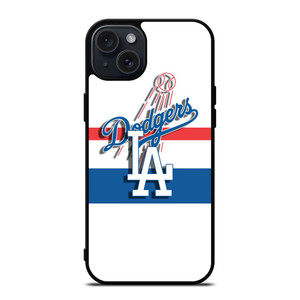 LA DODGERS WHITE STIPS iPhone 15 Plus Case Cover