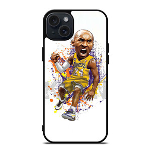 LA LAKERS KOBE BRYANT CARTOON iPhone 15 Plus Case Cover