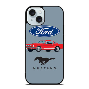 1965 FORD MUSTANG ILLUSTRATION iPhone 15 Case Cover 1965 FORD MUSTANG ILLUSTRATION iPhone 15 Case Cover