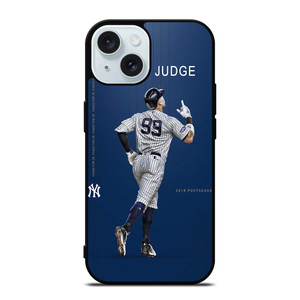 AARON JUDGE 99 NEW YORK YANKEES iPhone 15 Case Cover AARON JUDGE 99 NEW YORK YANKEES iPhone 15 Case Cover