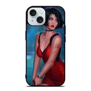 ADA WONG RESIDENT EVIL GAMES 2 iPhone 15 Case Cover ADA WONG RESIDENT EVIL GAMES 2 iPhone 15 Case Cover
