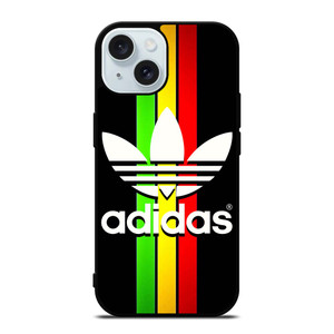 ADIDAS REGGAE STRIPE iPhone 15 Case Cover ADIDAS REGGAE STRIPE iPhone 15 Case Cover