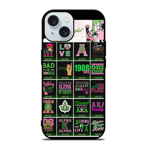 AKA PINK COLLAGE iPhone 15 Case Cover AKA PINK COLLAGE iPhone 15 Case Cover