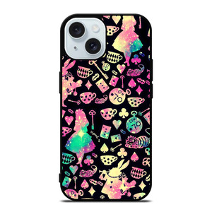ALICE IN WONDERLAND COLLAGE iPhone 15 Case Cover