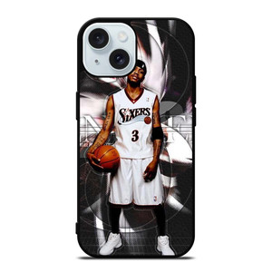 ALLEN IVERSON 3 SIXERS NBA iPhone 15 Case Cover ALLEN IVERSON 3 SIXERS NBA iPhone 15 Case Cover