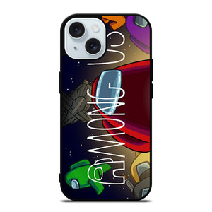 AMONG US GAME LOGO iPhone 15 Case Cover AMONG US GAME LOGO iPhone 15 Case Cover