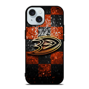 ANAHEIM DUCKS GOLD LOGO iPhone 15 Case Cover ANAHEIM DUCKS GOLD LOGO iPhone 15 Case Cover